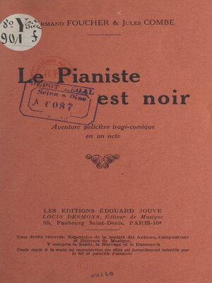 cover image of Le pianiste est noir